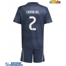 Real Madrid Daniel Carvajal #2 Replica Away Minikit 2025-26 Short Sleeve (+ pants)